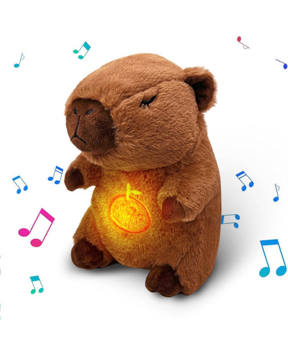 Capibara de peluche que respira para aliviar el estrés y ansiedad