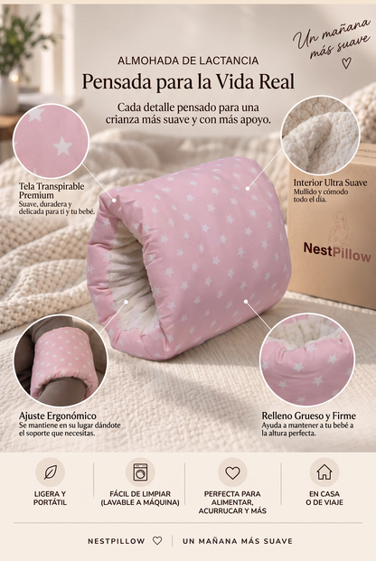 Almohada para amamantar bebé
