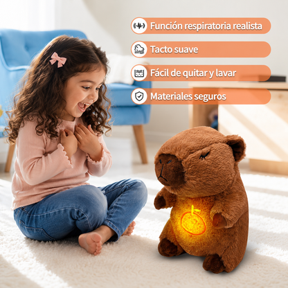 Funda lavable del capibara peluche antiestrés con sonidos relajantes