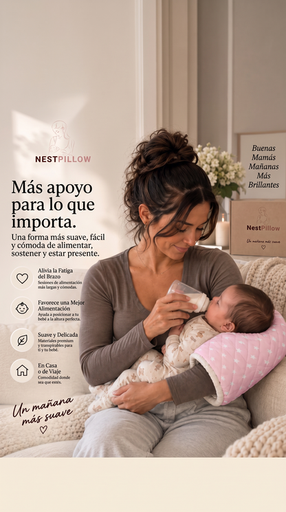 Almohada para amamantar bebé