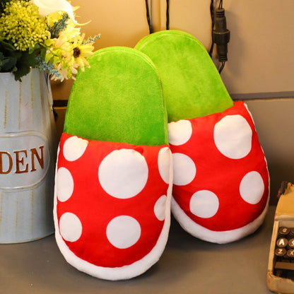 Pantuflas gaming Mario Bros planta piraña detalle